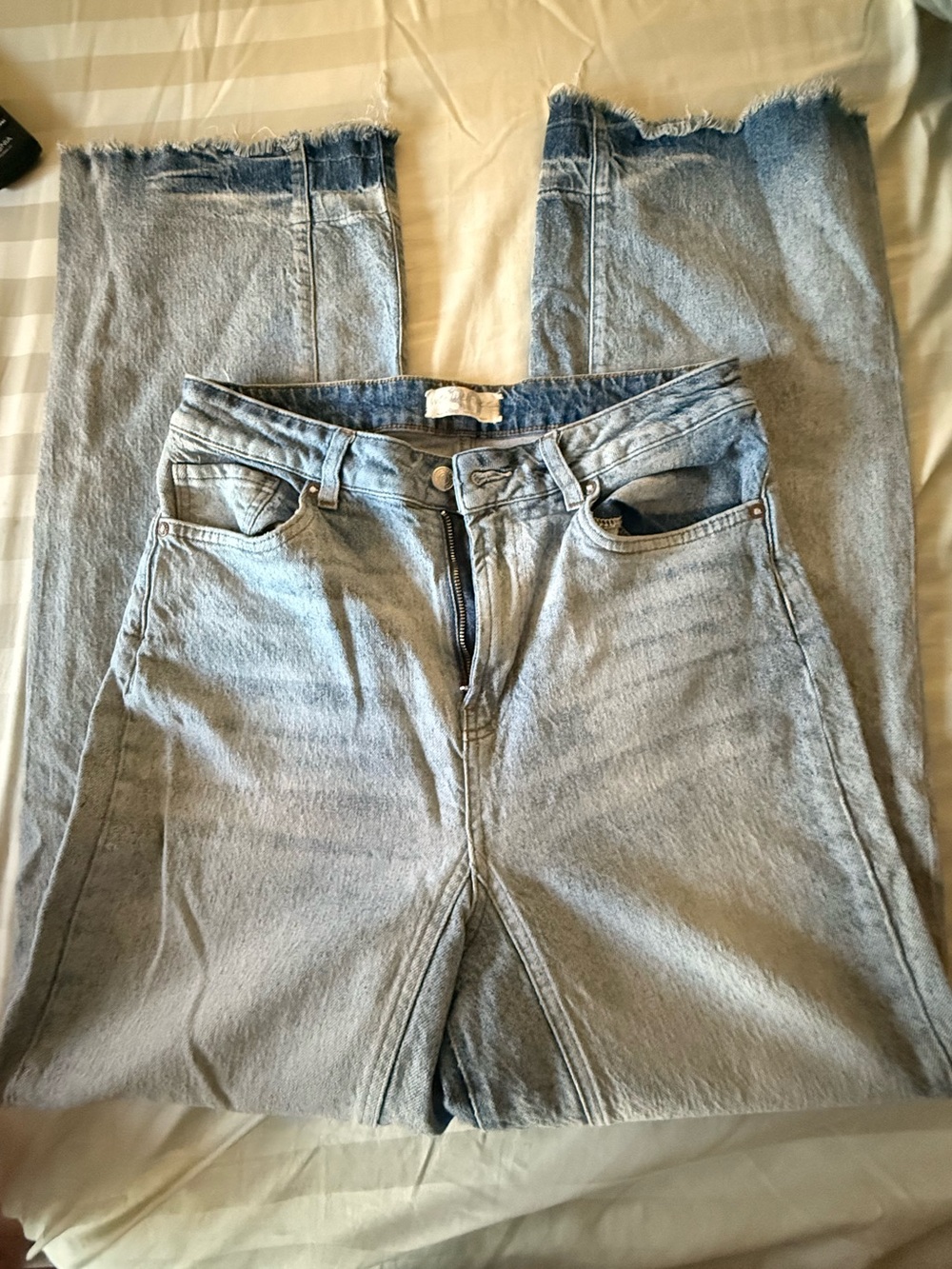 We the free baggy high waisted jeans
